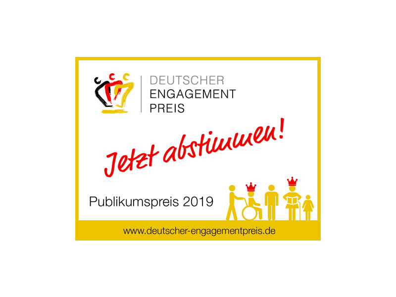 Aufruf zur Abstimmung für den Publikumspreis 2019