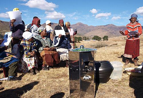 Training in Lesotho.