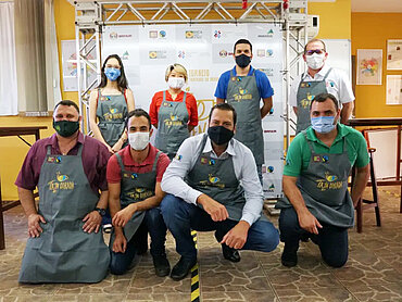 Die Juror*innen des Taza Dorada-Wettbewerbs in Brasilien