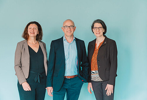 Claudia Brück, Detlev Grimmelt und Katja Carson bilden den neuen Vorstand von Fairtrade Deutschland