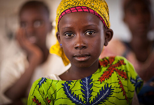 Kind aus dem Senegal. Bild: Sean Hawkey